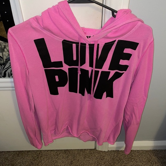 PINK Victoria's Secret Tops - Love Pink Long Sleeve Hoodie